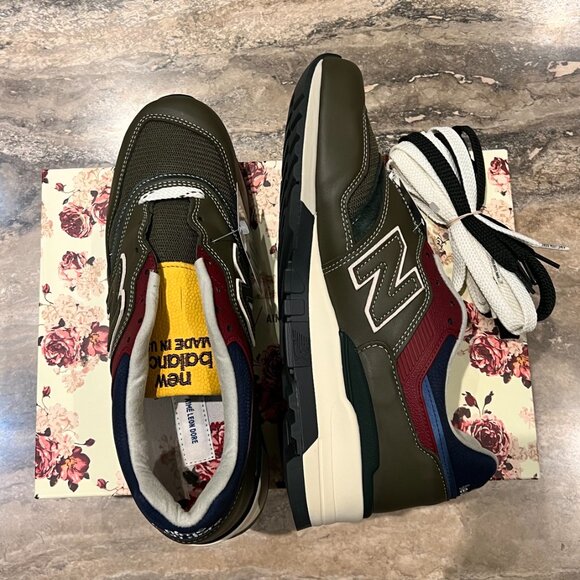 NIB New Balance 997 Aimé Leon Dore Made in USA Olive Men's Size US 10/UK 9.5 - Picture 5 of 11